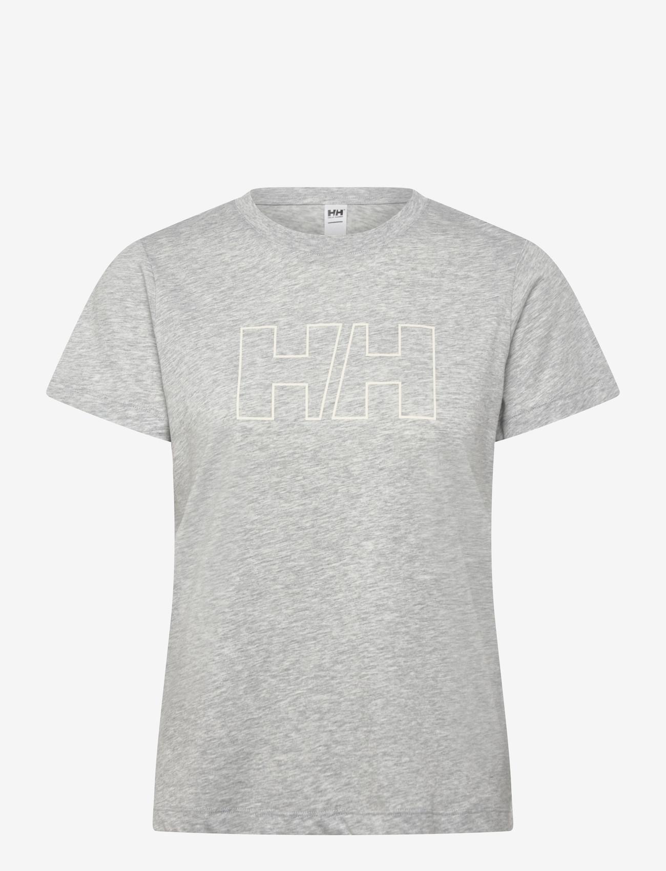 Helly Hansen - W HH TECH LOGO T-SHIRT - t-shirts - grey melang - 0