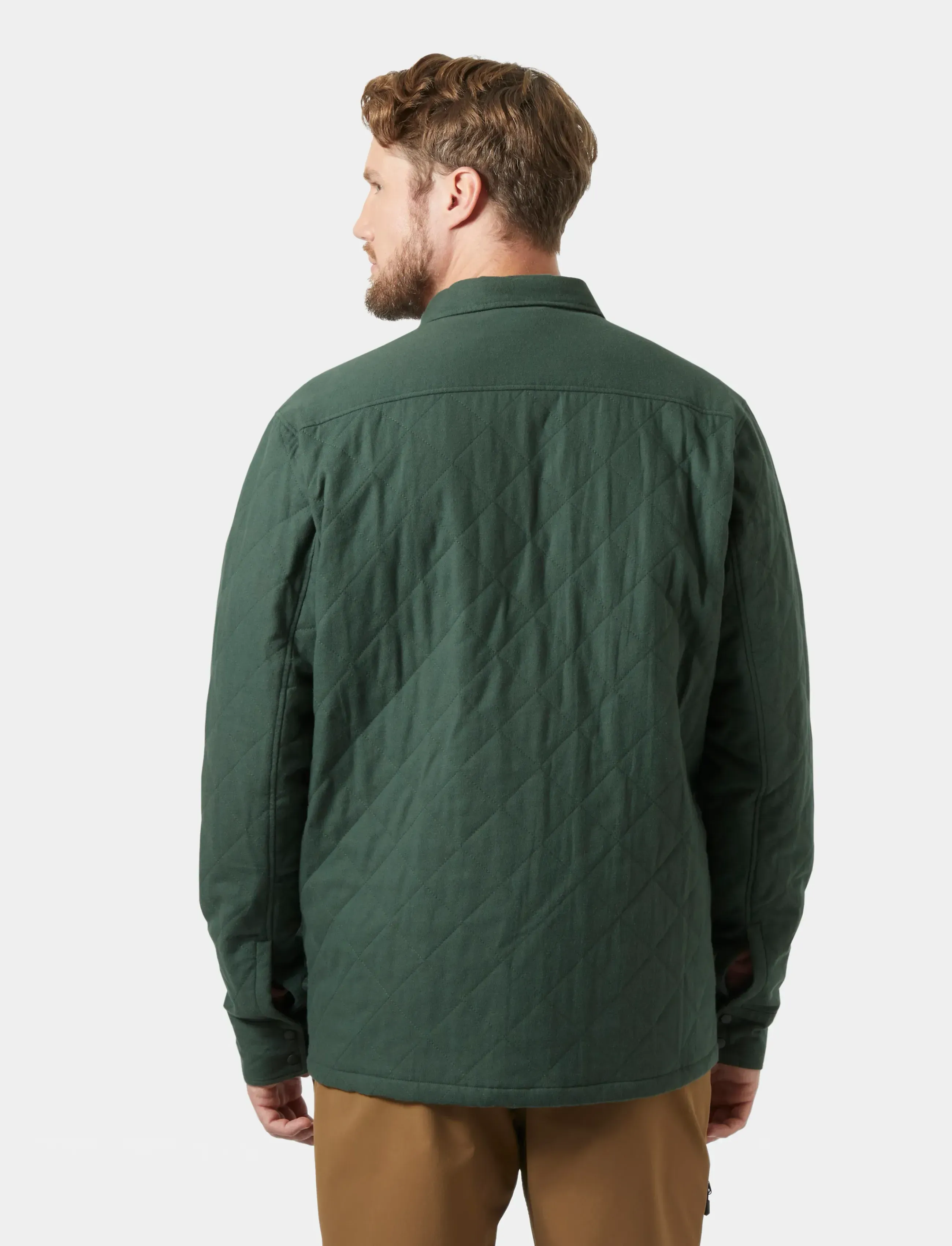 Helly Hansen - ISFJORD INSULATED SHACKET - outdoor- & regenjacken - green - 3