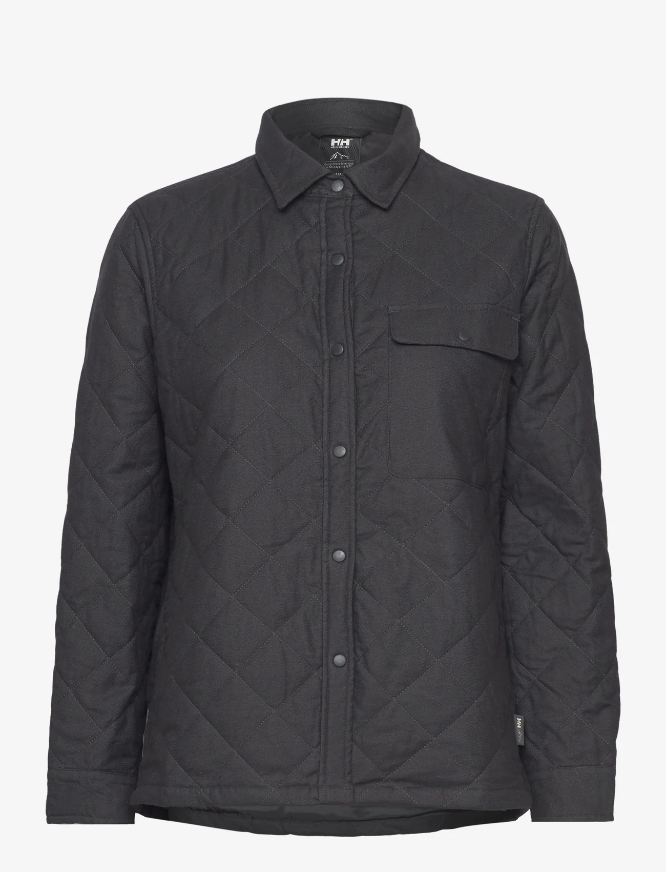 Helly Hansen - W ISFJORD INSULATED SHACKET - quilted jackets - ebony - 0