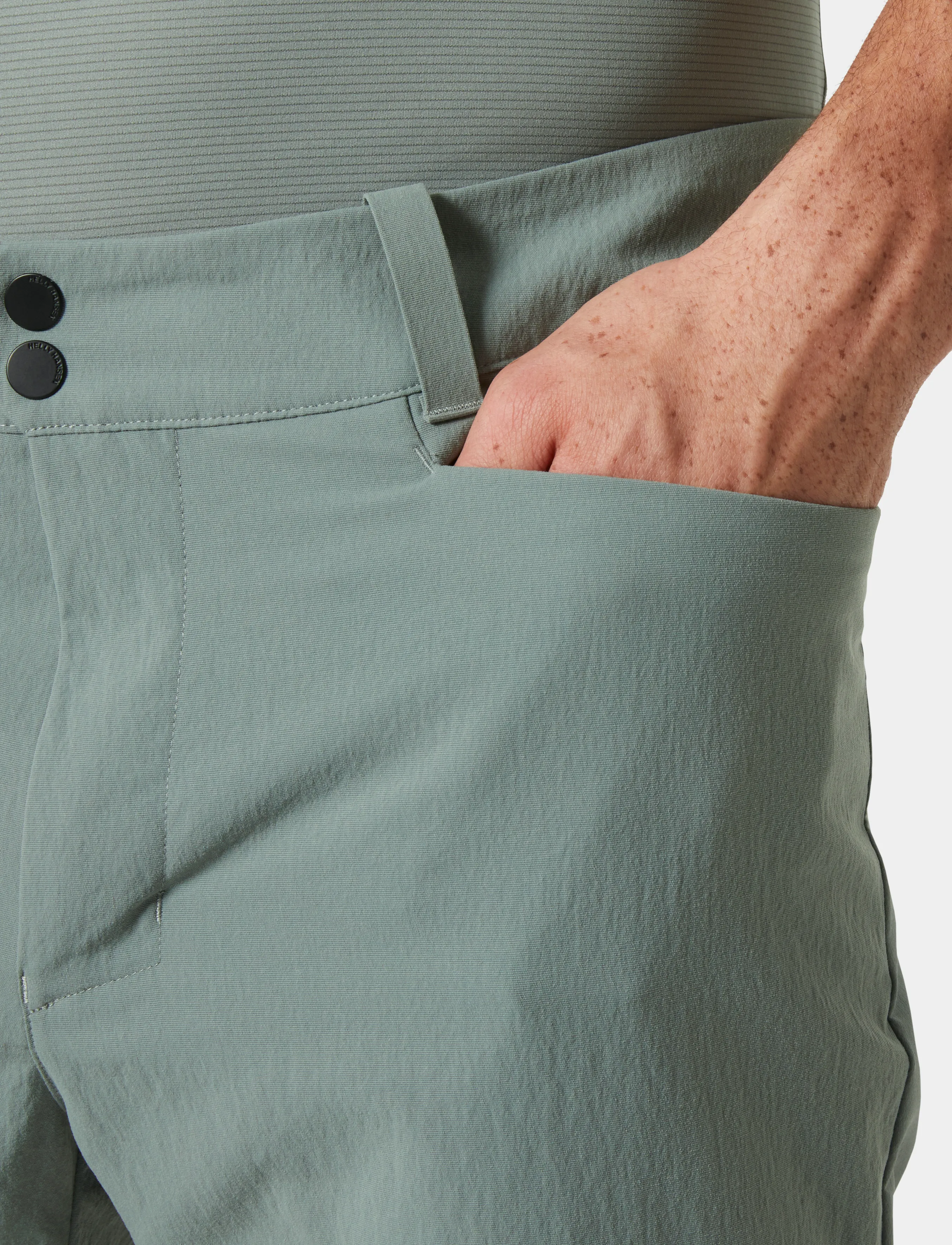 Helly Hansen - VIKA TUR SHORTS - friluftsshorts - grey cactus - 3