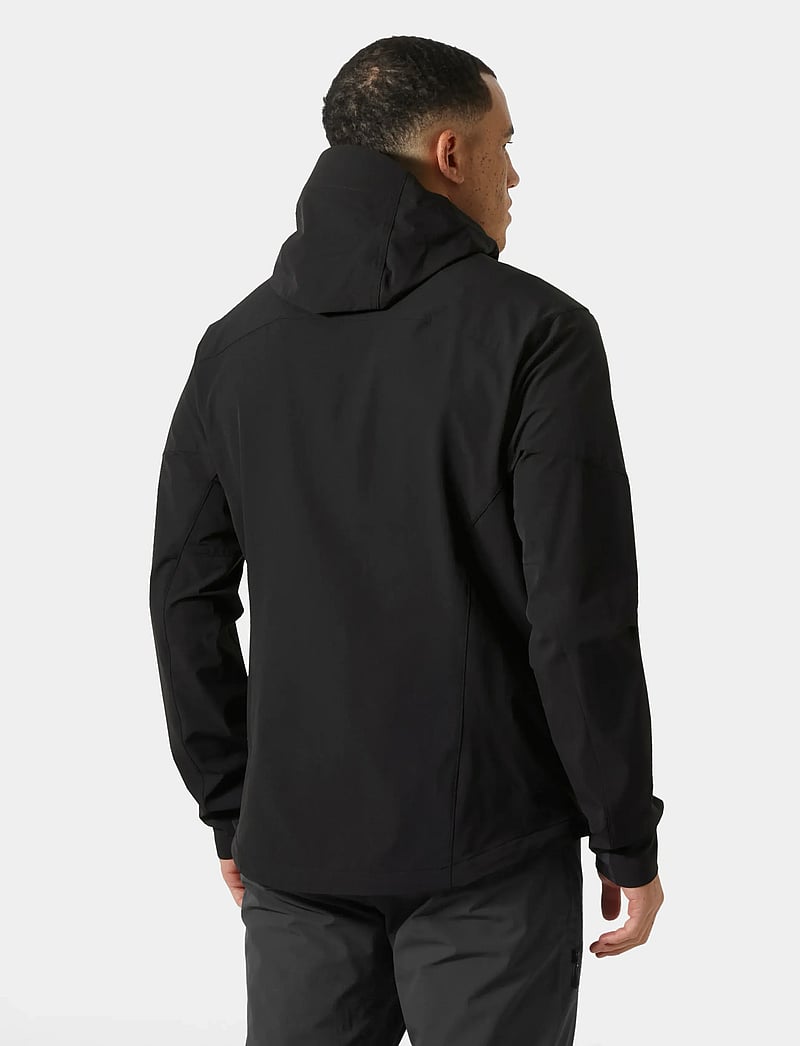 Helly Hansen - BLAZE SOFTSHELL HOOD - vihmamantlid - black - 3