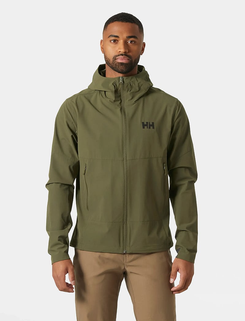 Helly Hansen - BLAZE SOFTSHELL HOOD - regnjakker - green - 0