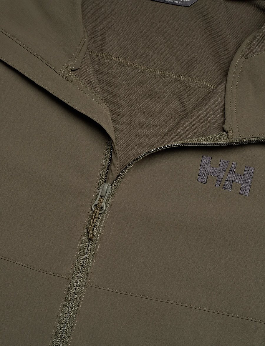 Helly Hansen - BLAZE SOFTSHELL HOOD - regnjackor - green - 4