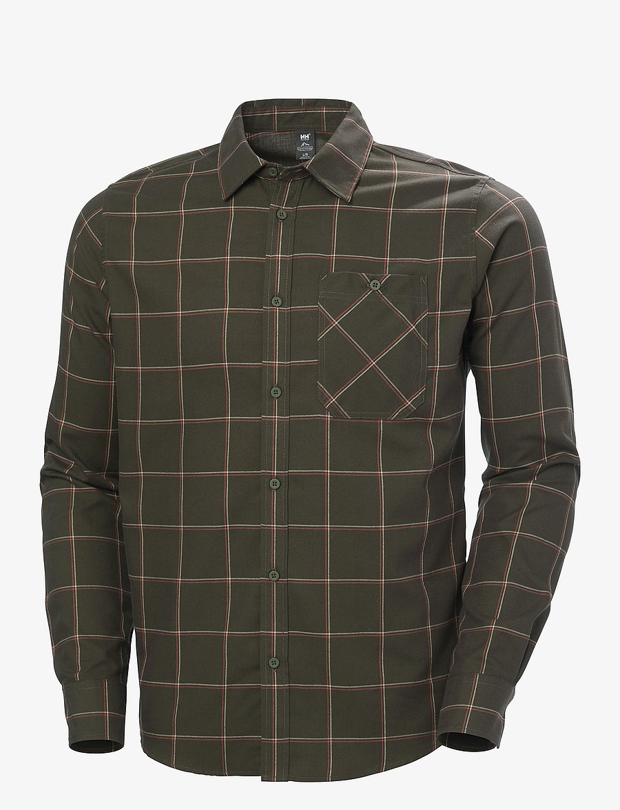 Helly Hansen - AKER FLANNEL LS SHIRT - utility gre - 0