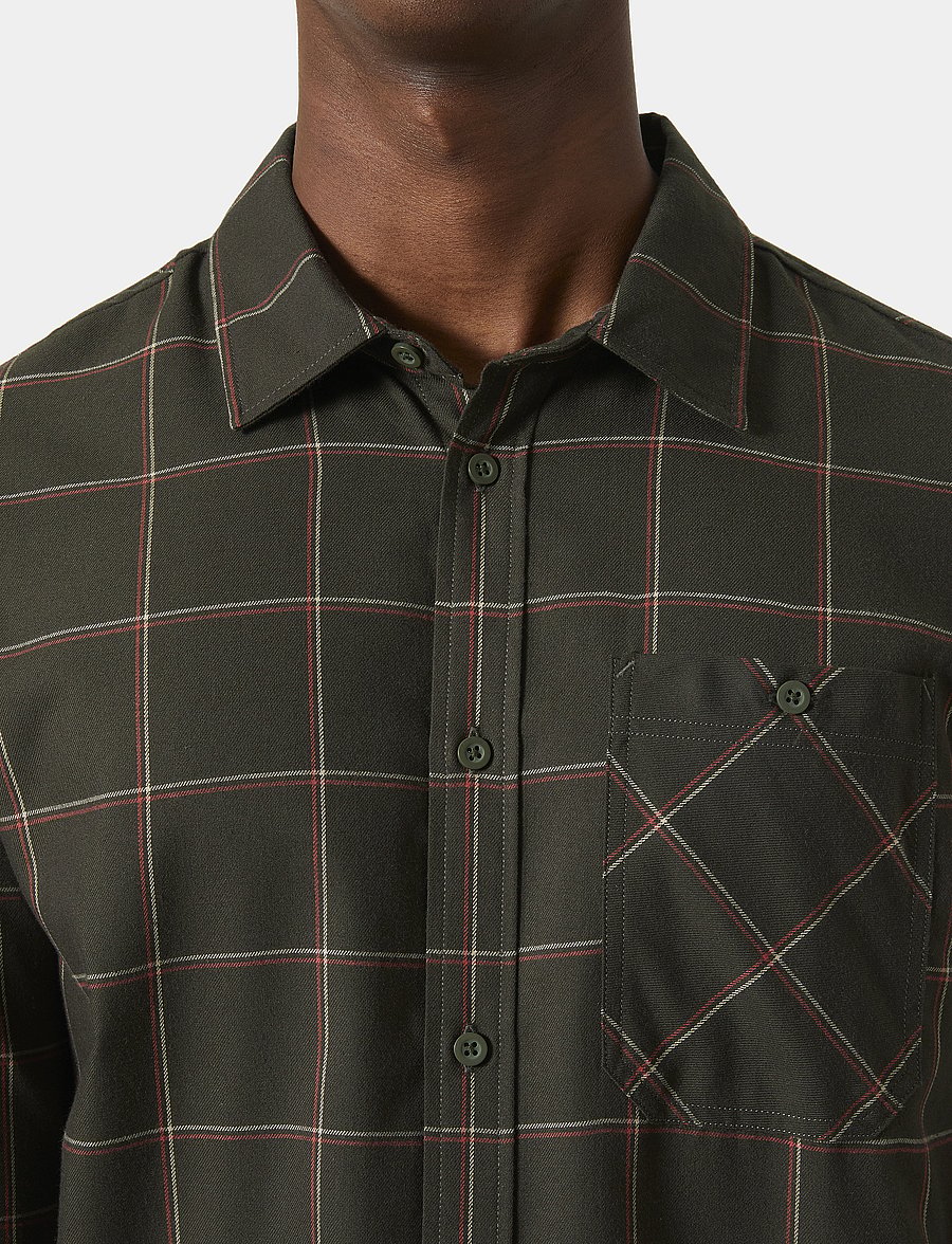 Helly Hansen - AKER FLANNEL LS SHIRT - utility gre - 2
