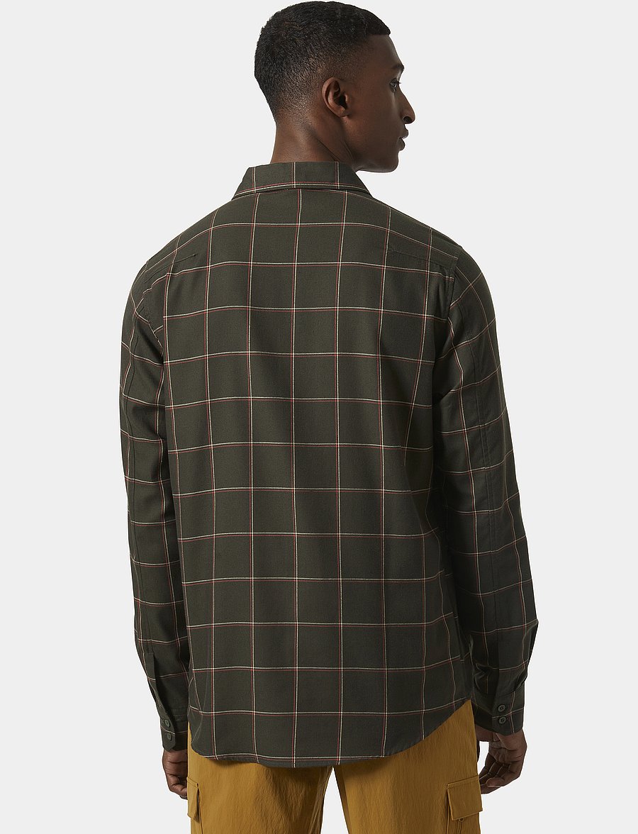 Helly Hansen - AKER FLANNEL LS SHIRT - utility gre - 3