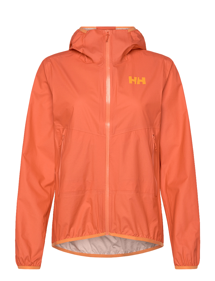 Helly Hansen - W VERGLAS 2.5L FASTPACK JACKET - Āra jakas - bonfire - 0