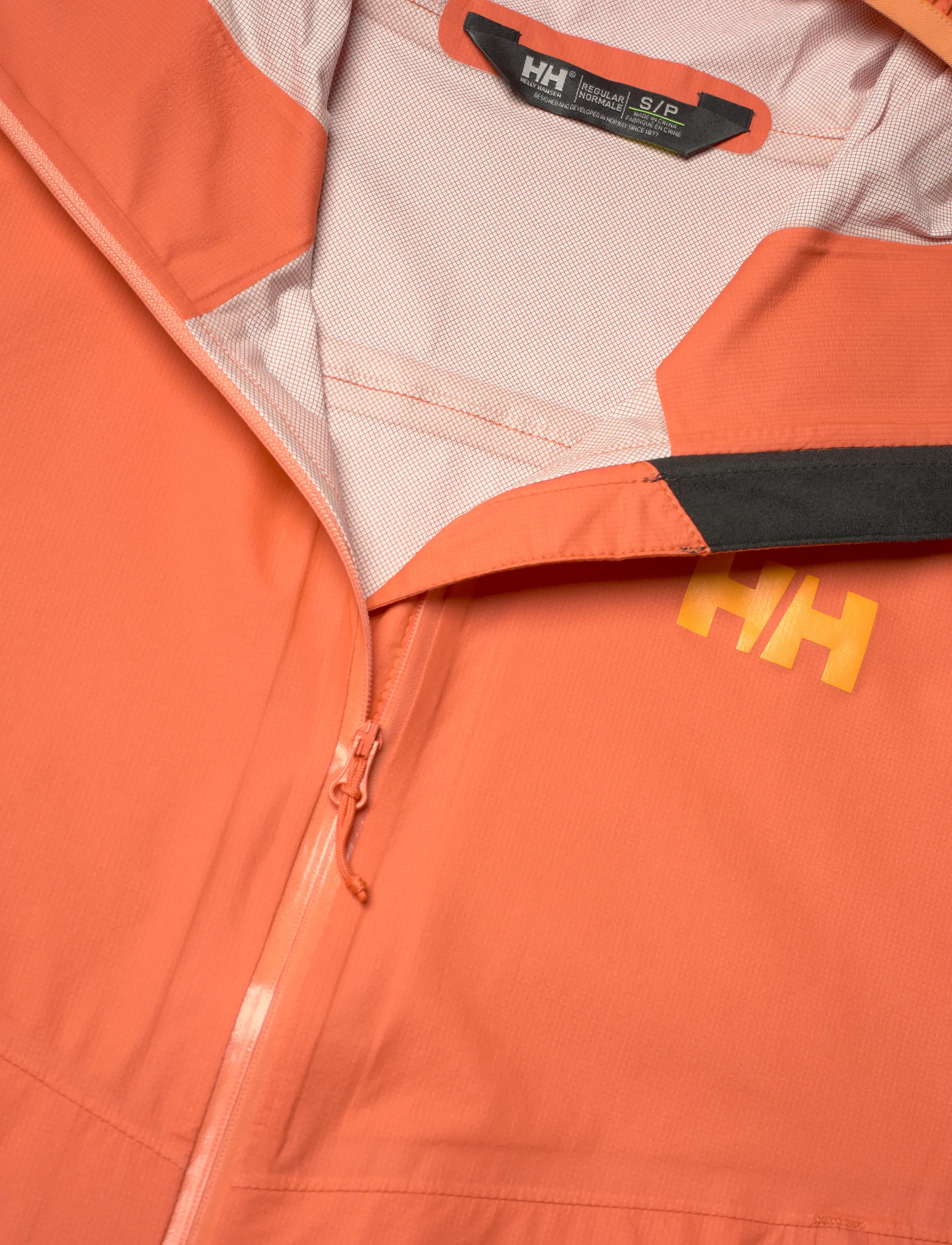 Helly Hansen - W VERGLAS 2.5L FASTPACK JACKET - kurtki turystyczne - bonfire - 2