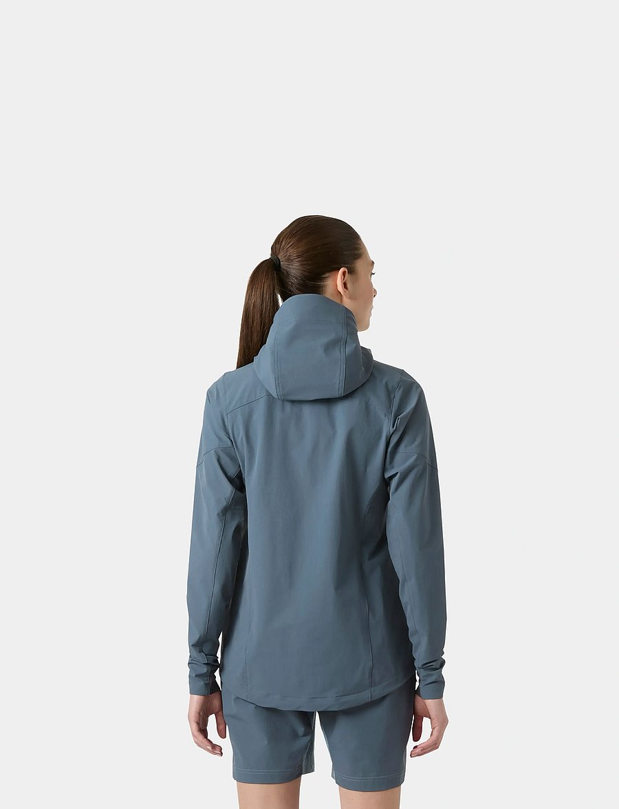 Helly Hansen - W BLAZE SOFTSHELL HOOD - utejakker - alpine fros - 3