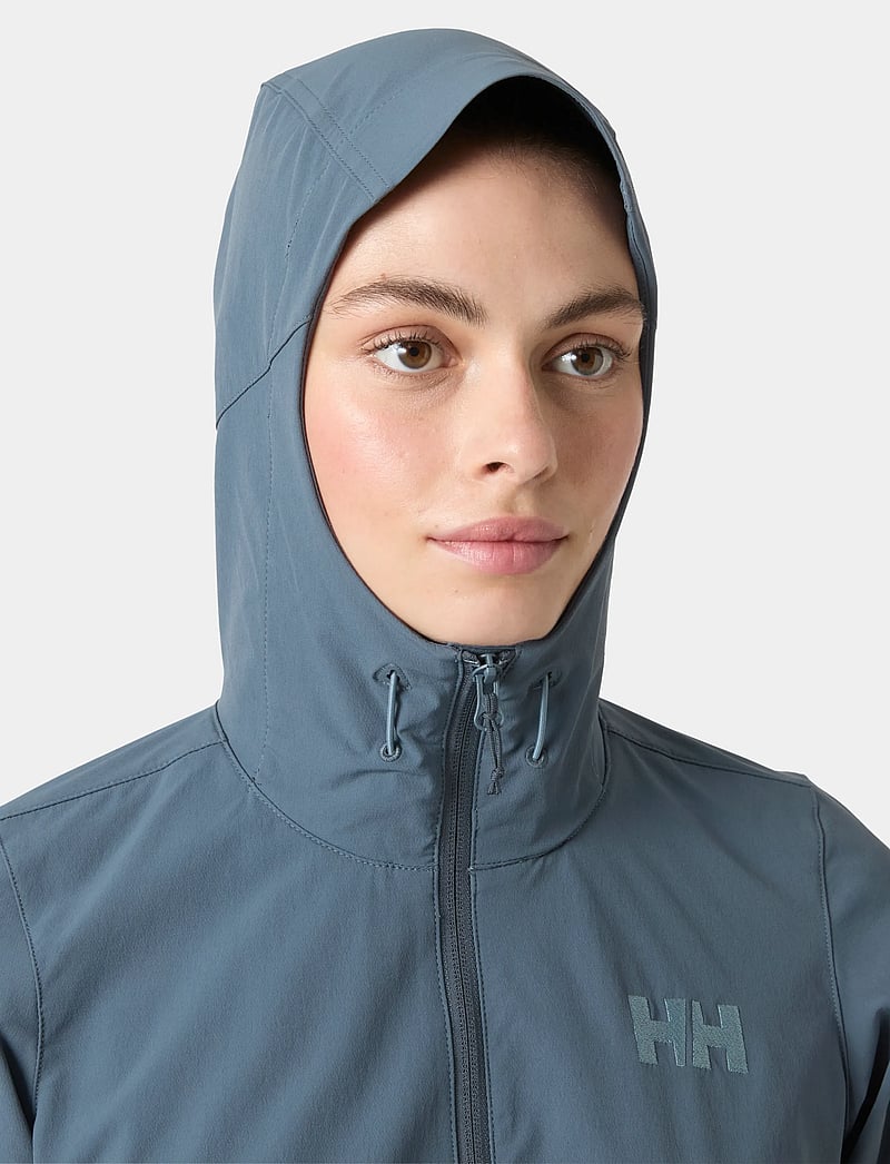 Helly Hansen - W BLAZE SOFTSHELL HOOD - outdoor jacken - alpine fros - 4