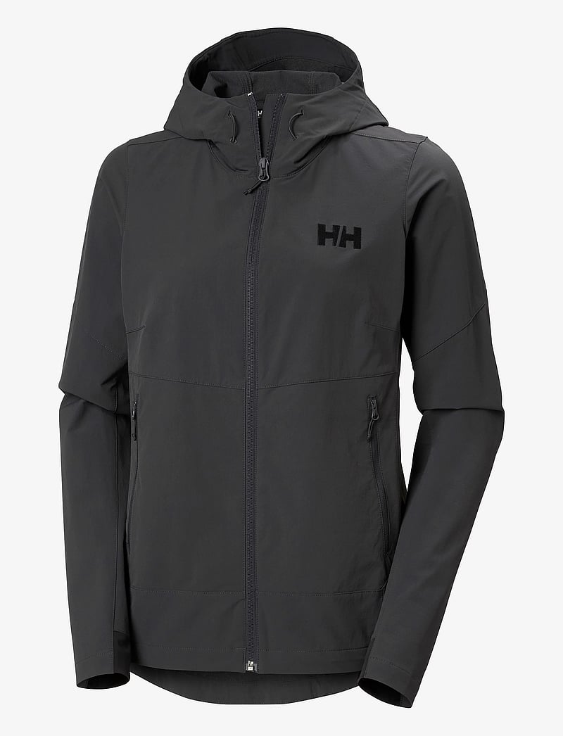 Helly Hansen - W BLAZE SOFTSHELL HOOD - outdoor jacken - ebony - 1