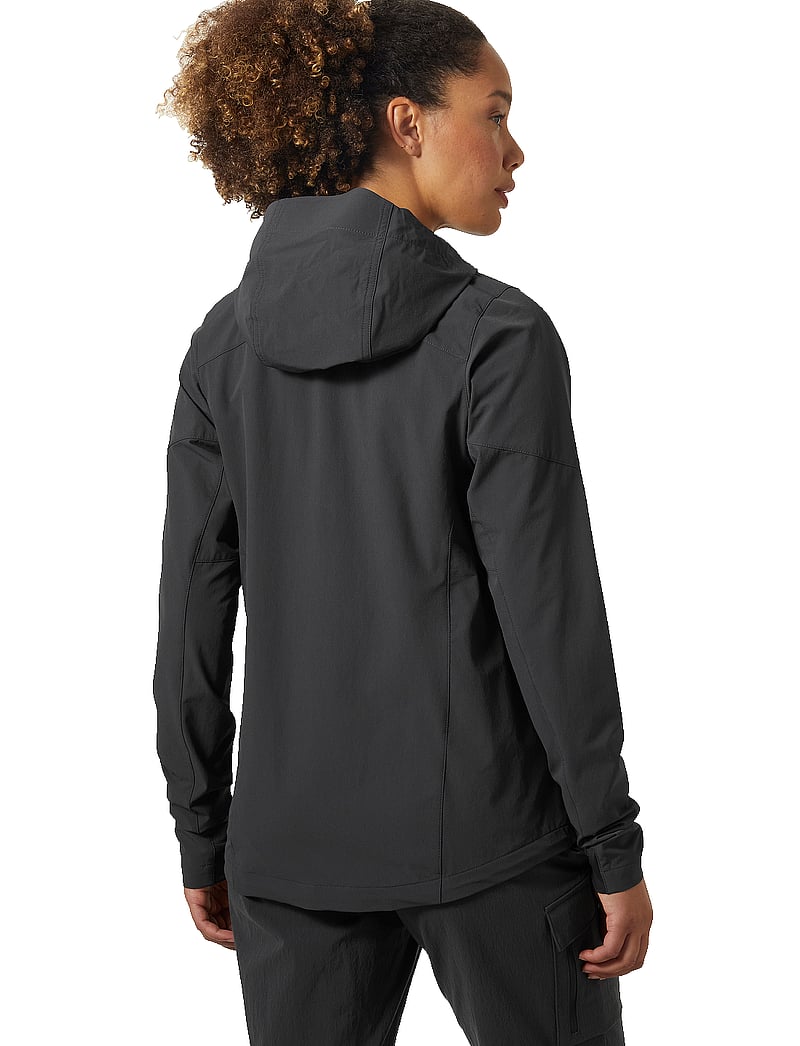 Helly Hansen - W BLAZE SOFTSHELL HOOD - outdoor jacken - ebony - 3