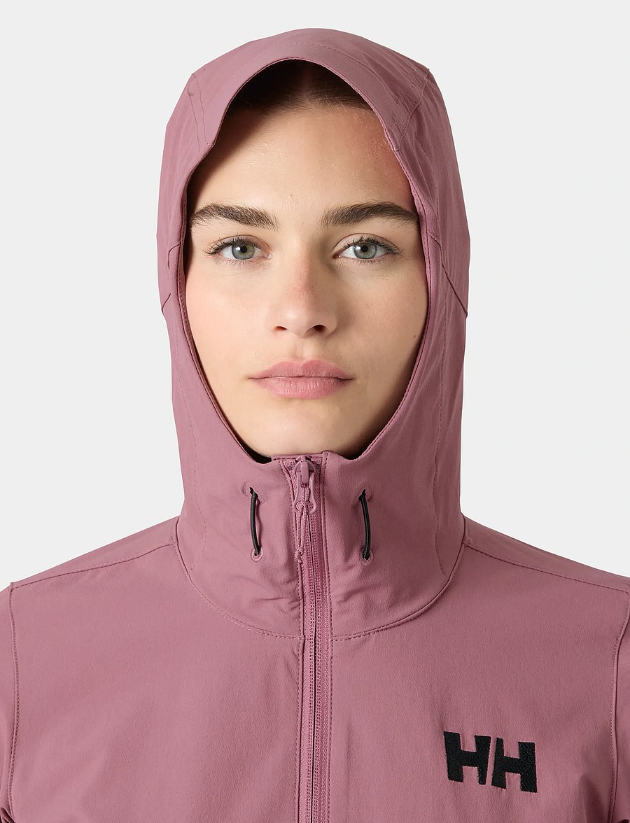 Helly Hansen - W BLAZE SOFTSHELL HOOD - outdoor jacken - wildberry - 4