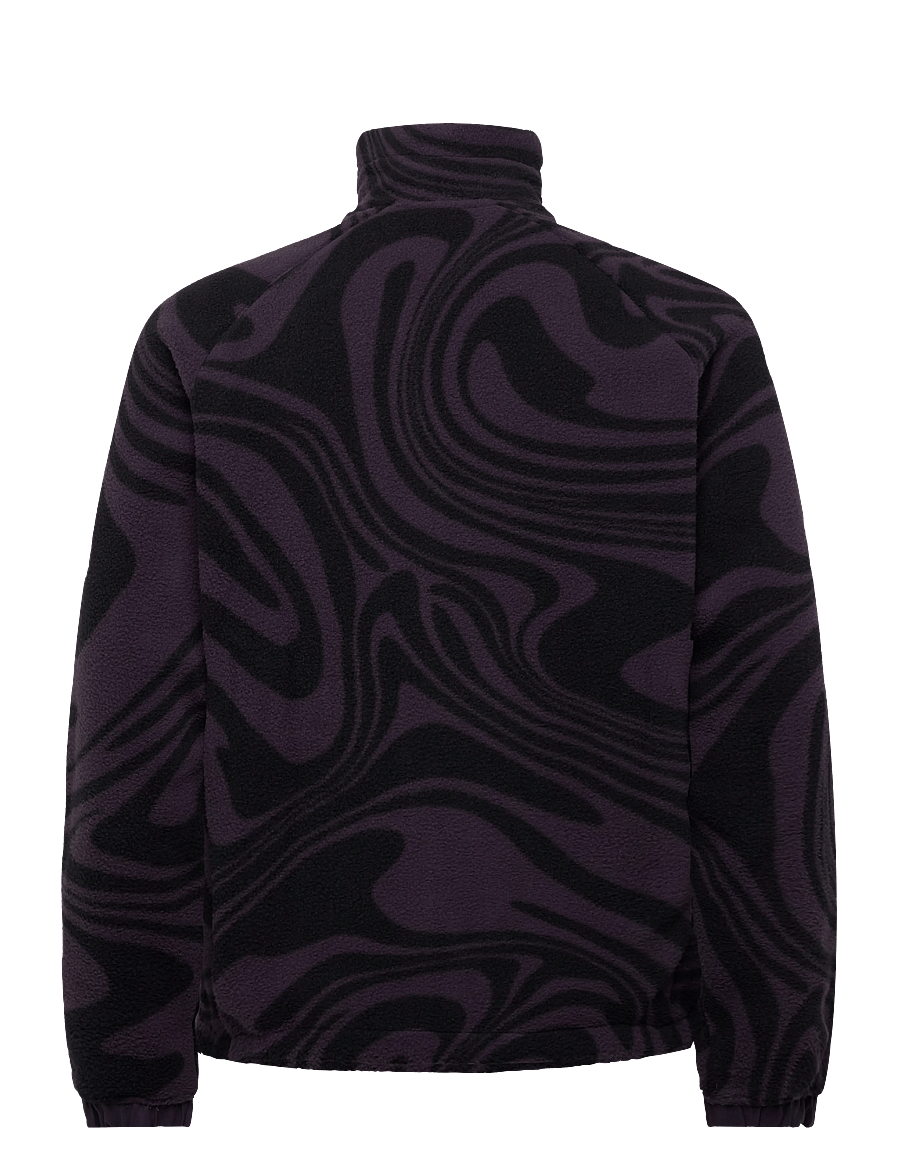 Helly Hansen - PANORAMA PRINTED PILE SNAP - fleece & midlayer - black - 1