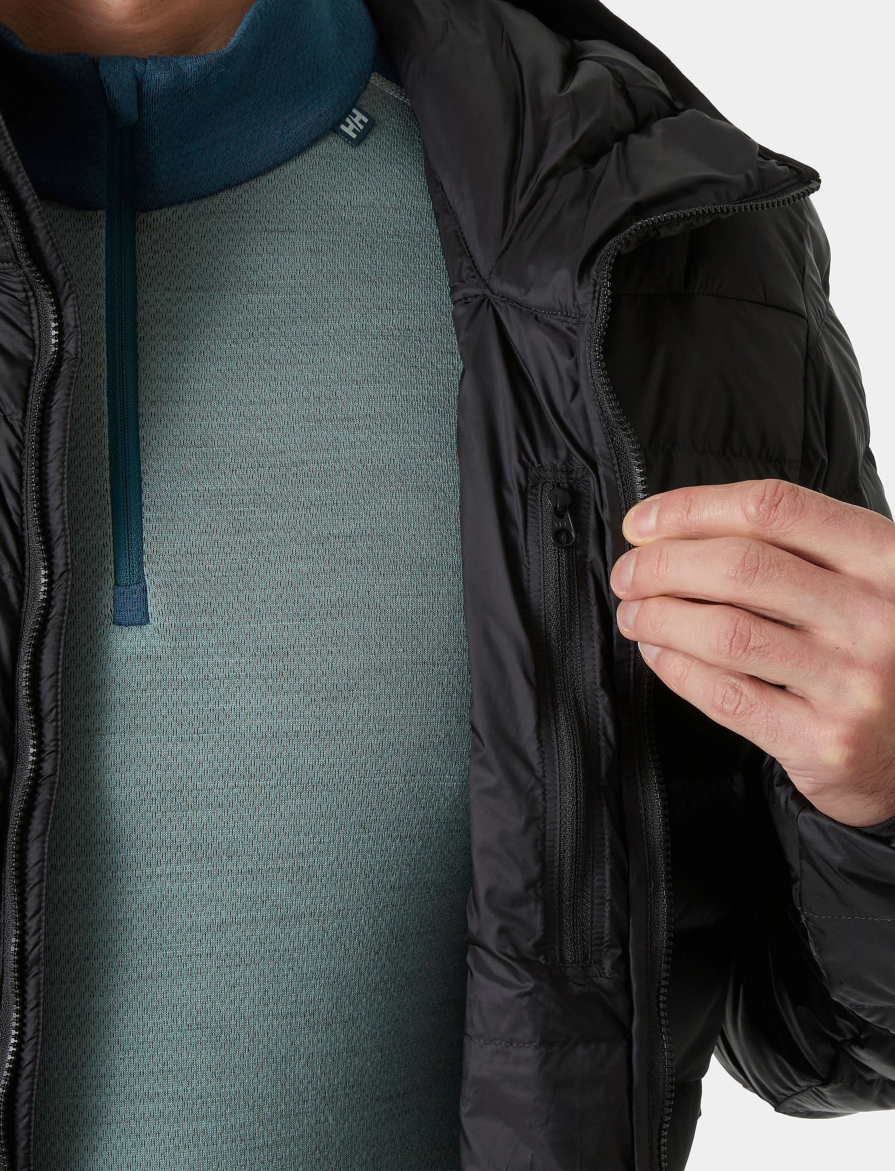 Helly Hansen VERGLAS HOODED DOWN 2.0 - Overtøj - BLACK / black