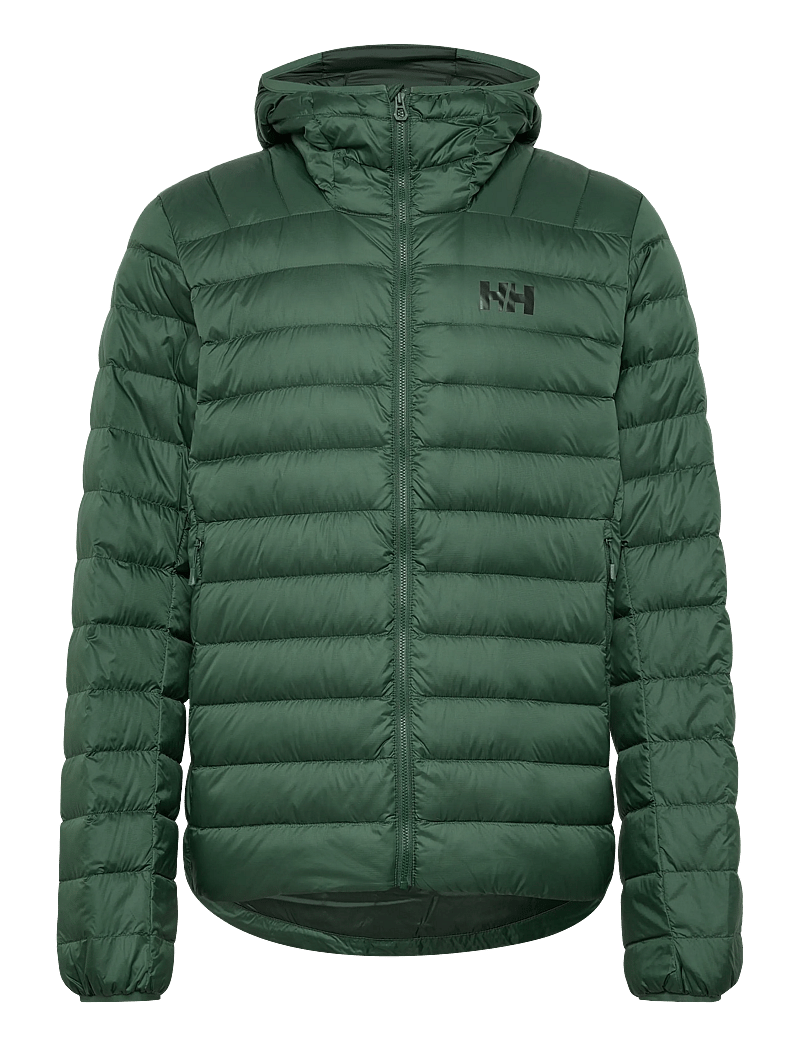 Helly Hansen - VERGLAS HOODED DOWN 2.0 - sulejoped ja voodriga joped - green - 1