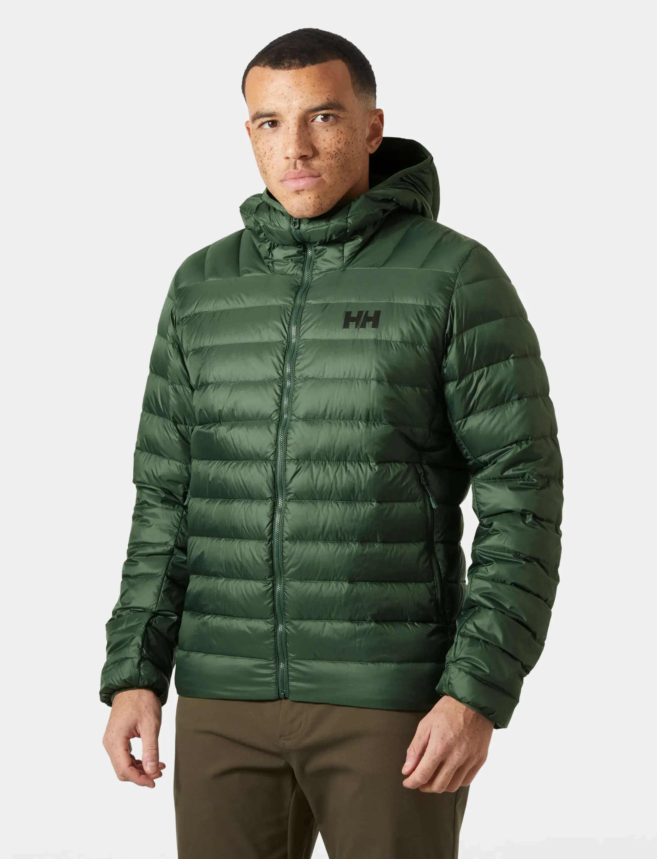 Helly Hansen Verglas Hooded Down 2.0, XL, Jackets, Grün - Padded Männerswear