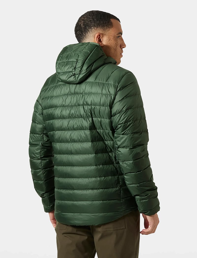 Helly Hansen - VERGLAS HOODED DOWN 2.0 - sulejoped ja voodriga joped - green - 3