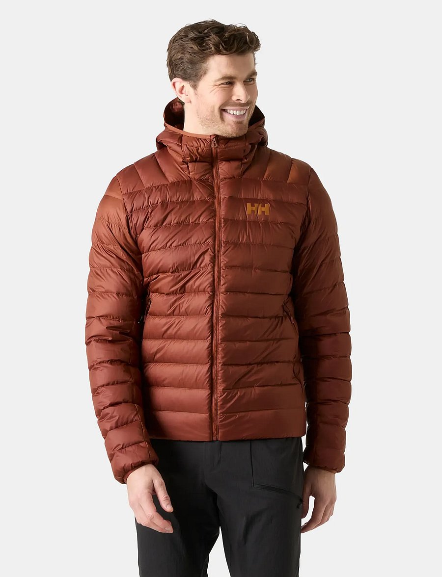 Helly Hansen - VERGLAS HOODED DOWN 2.0 - dunjakker - iron oxide - 0