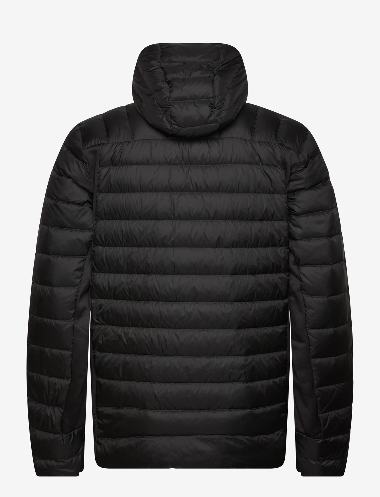 Helly Hansen - VERGLAS DOWN HYBRID HOOD 2.0 - sulejoped ja voodriga joped - black - 2