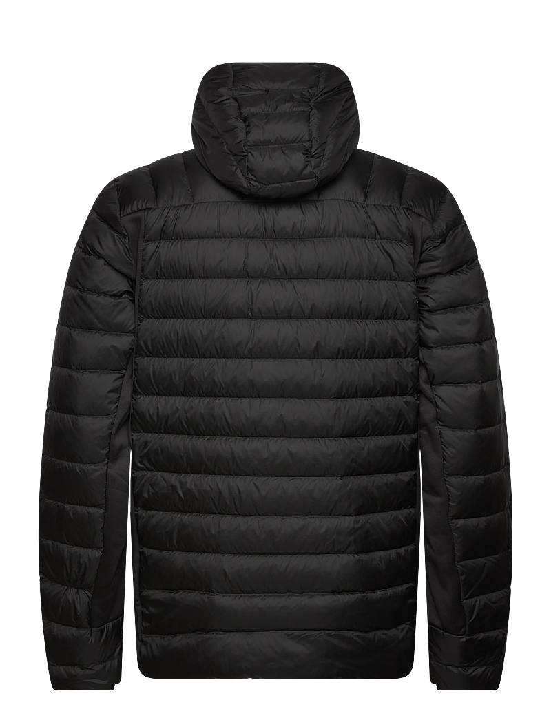 Helly Hansen - VERGLAS DOWN HYBRID HOOD 2.0 - sulejoped ja voodriga joped - black - 2