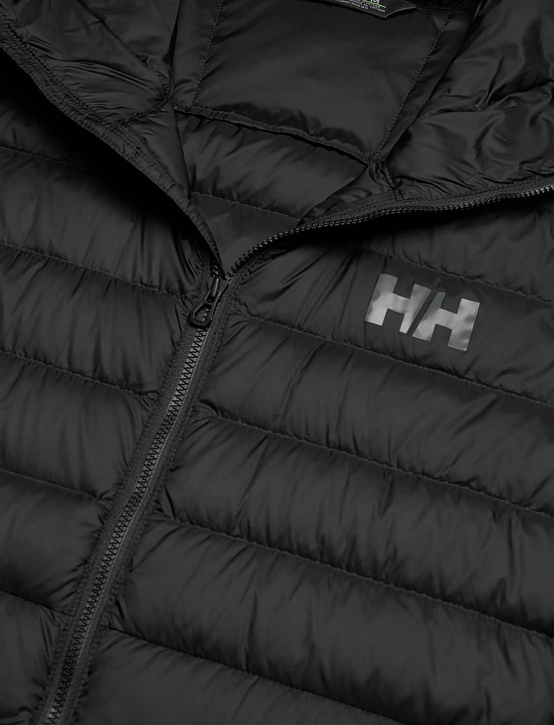 Helly Hansen - VERGLAS DOWN HYBRID HOOD 2.0 - sulejoped ja voodriga joped - black - 4