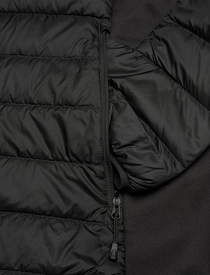 Helly Hansen - VERGLAS DOWN HYBRID HOOD 2.0 - sulejoped ja voodriga joped - black - 5