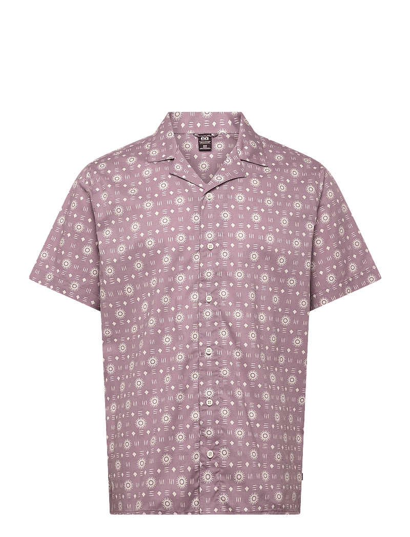 Helly Hansen - HOLMEN SS SHIRT - toppe & t-shirts - purple clay - 0