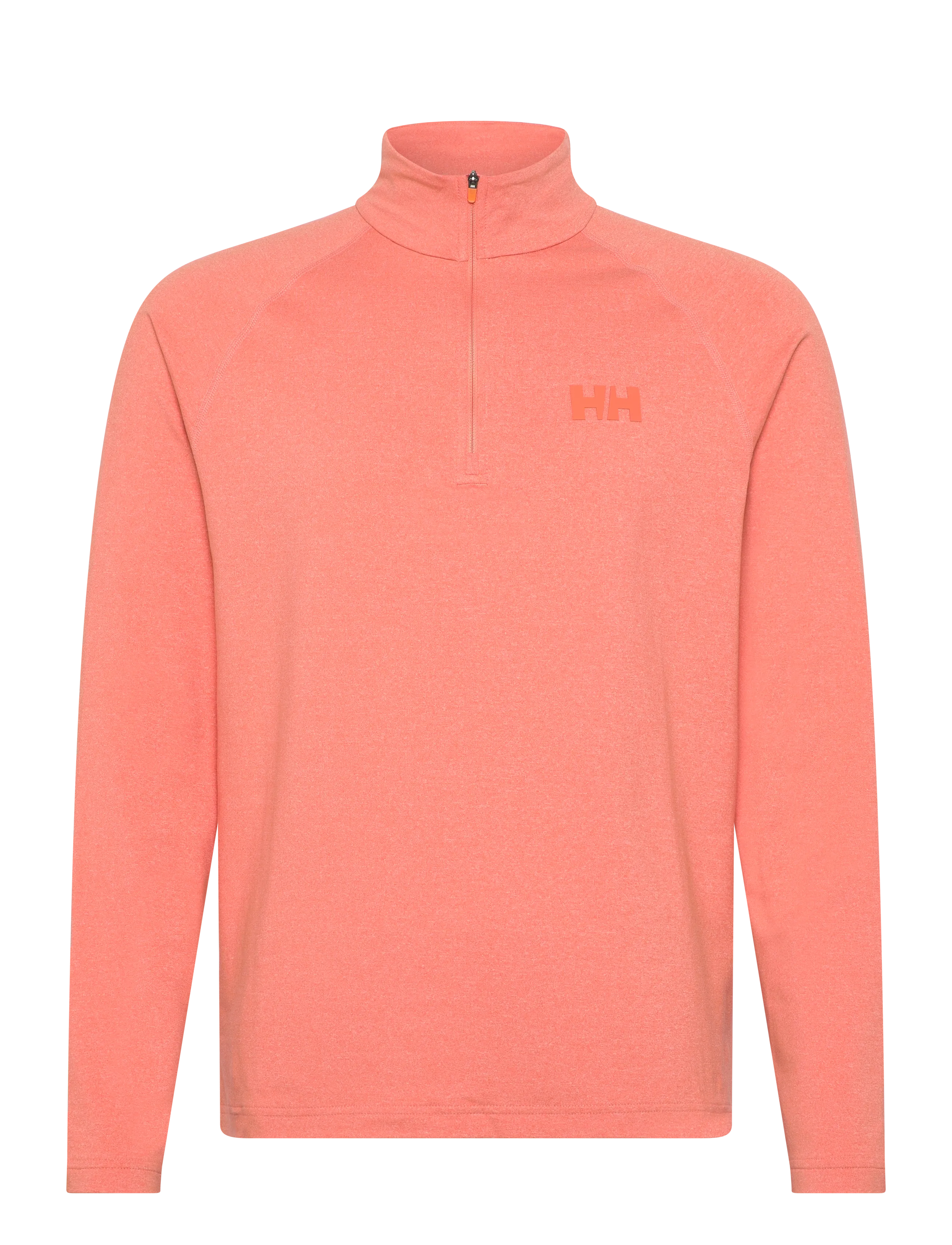 Helly Hansen TYRI KNIT 1/2 ZIP - Kleding - BONFIRE MEL / coral