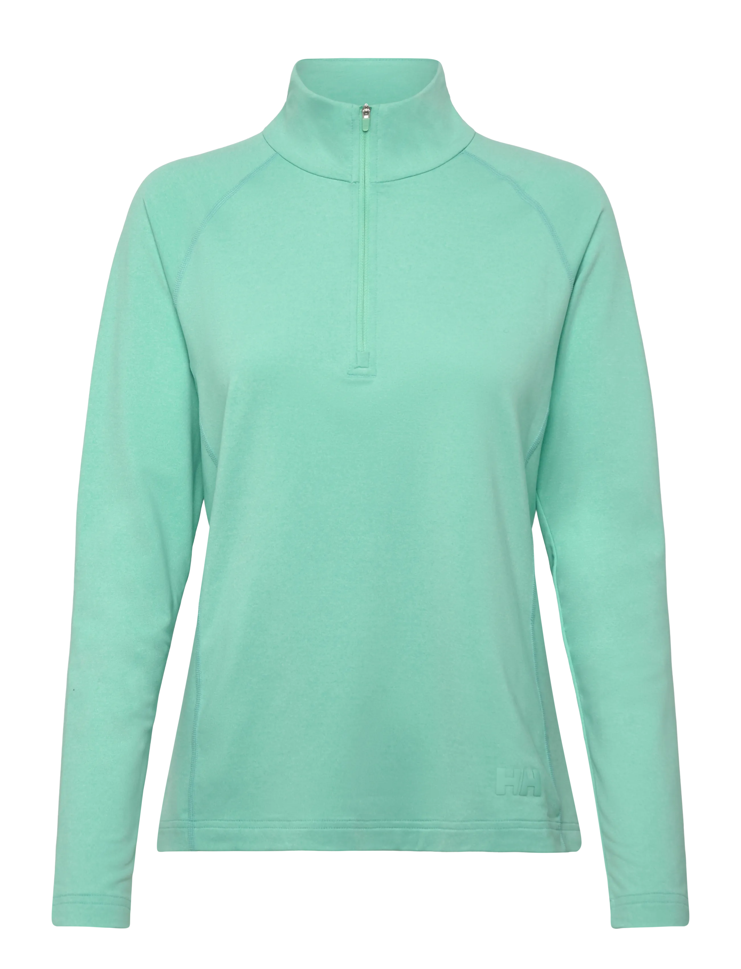 Helly Hansen W TYRI KNIT 1/2 ZIP - Campaign - LAGOON MELANGE / green