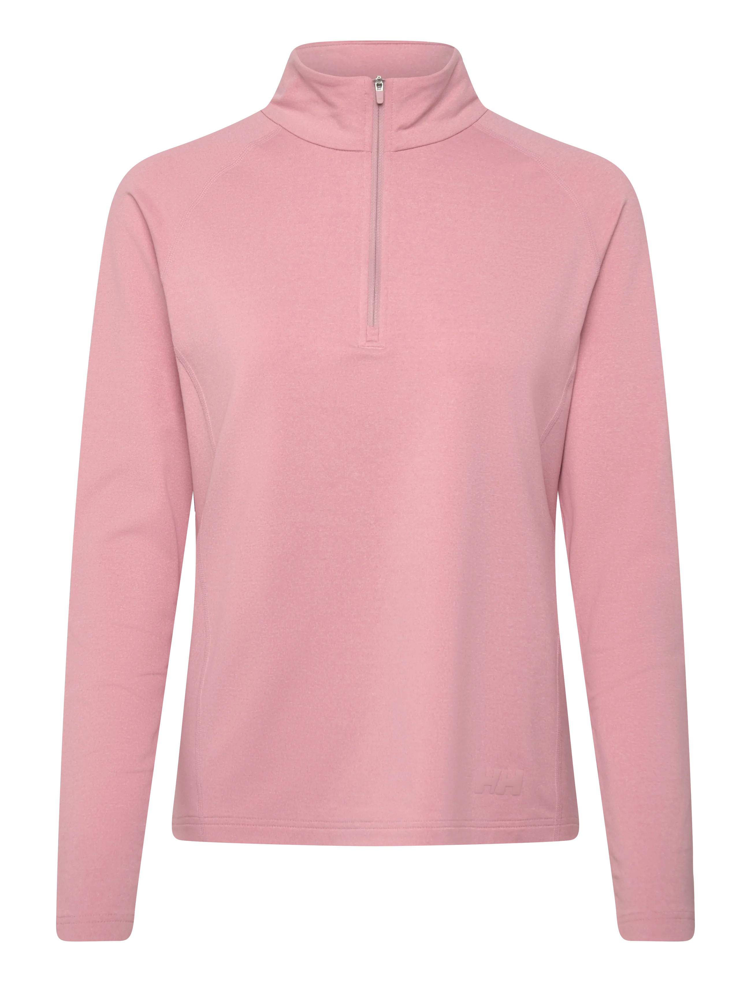 Helly Hansen W TYRI KNIT 1/2 ZIP - Sweatshirts - PINK SALT MELANGE / pink/rose