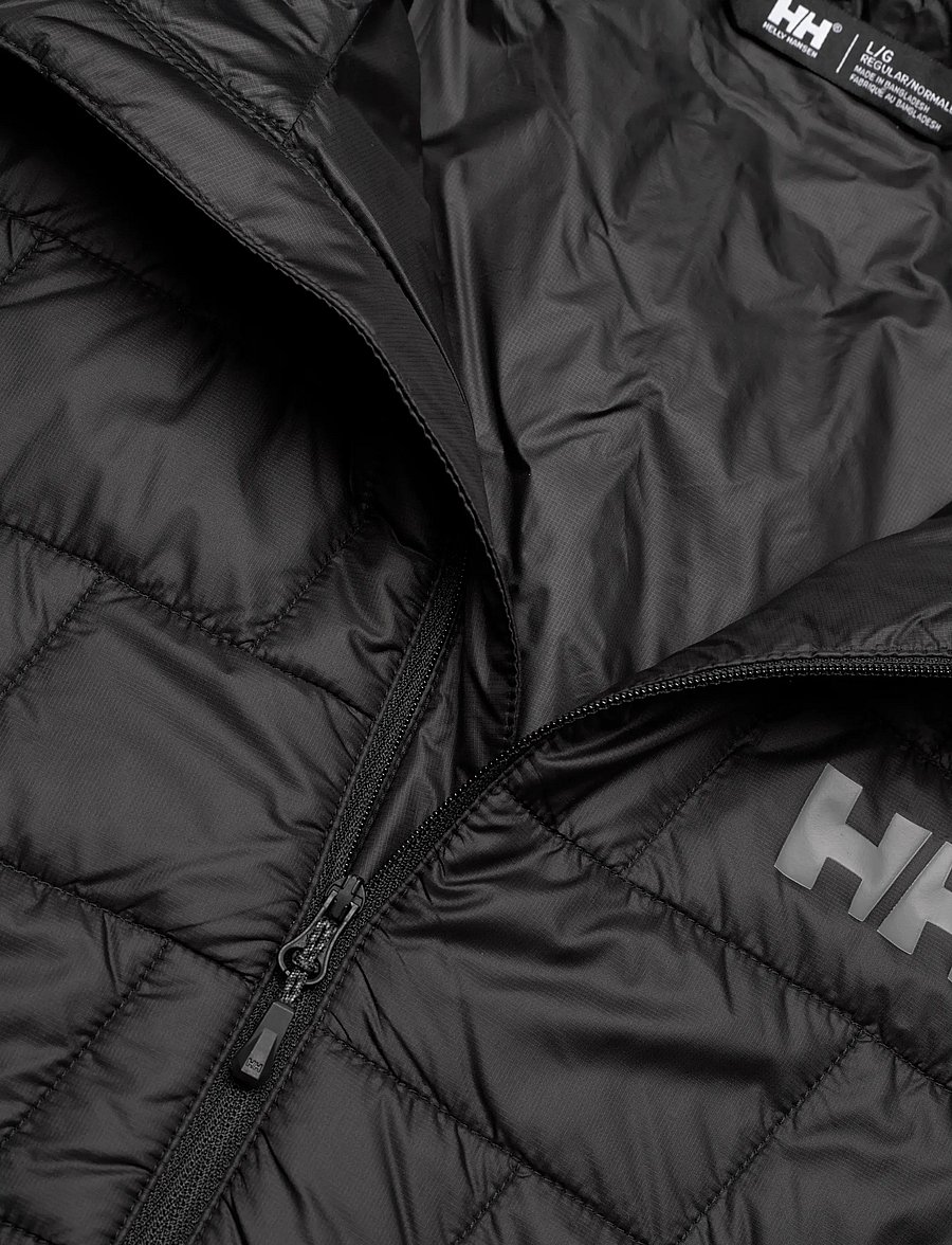 Helly Hansen - LIFALOFT HOODED INSULATOR - sulejoped ja voodriga joped - black - 2