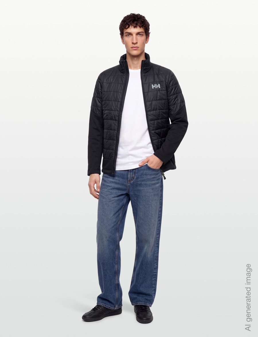 Helly Hansen - LIFALOFT HYBRID INSULATOR - friluftsjakker - black - 0