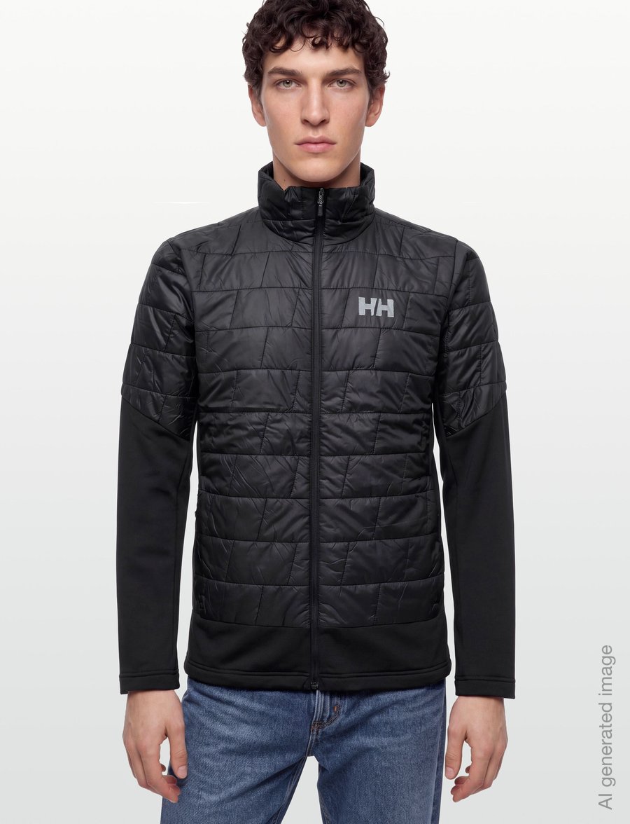 Helly Hansen - LIFALOFT HYBRID INSULATOR - friluftsjakker - black - 3