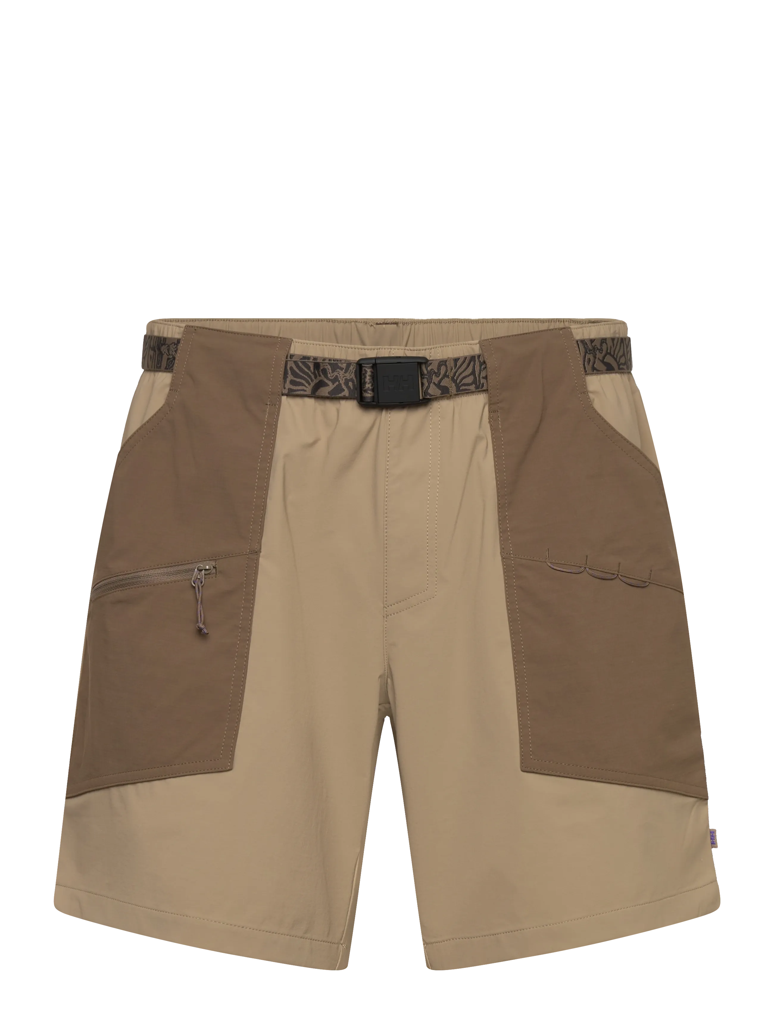 Helly Hansen AWE RELAXED SHORTS - Shorts - PEBBLE / khaki/green