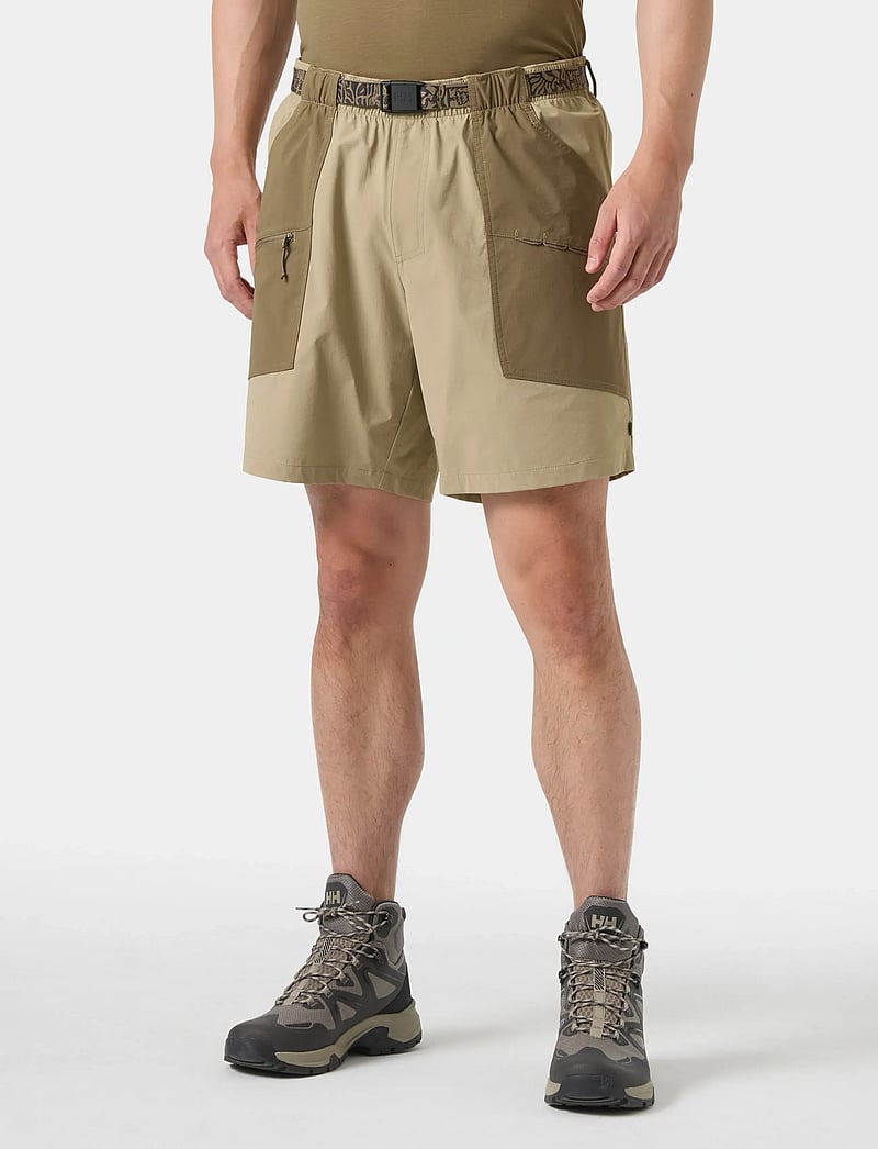 Helly Hansen - AWE RELAXED SHORTS - outdoorshorts - pebble - 0