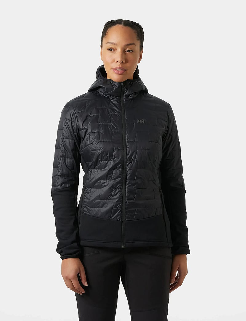 Helly Hansen - W LIFALOFT HYBRID INSULATOR JK - ski wear - black - 0