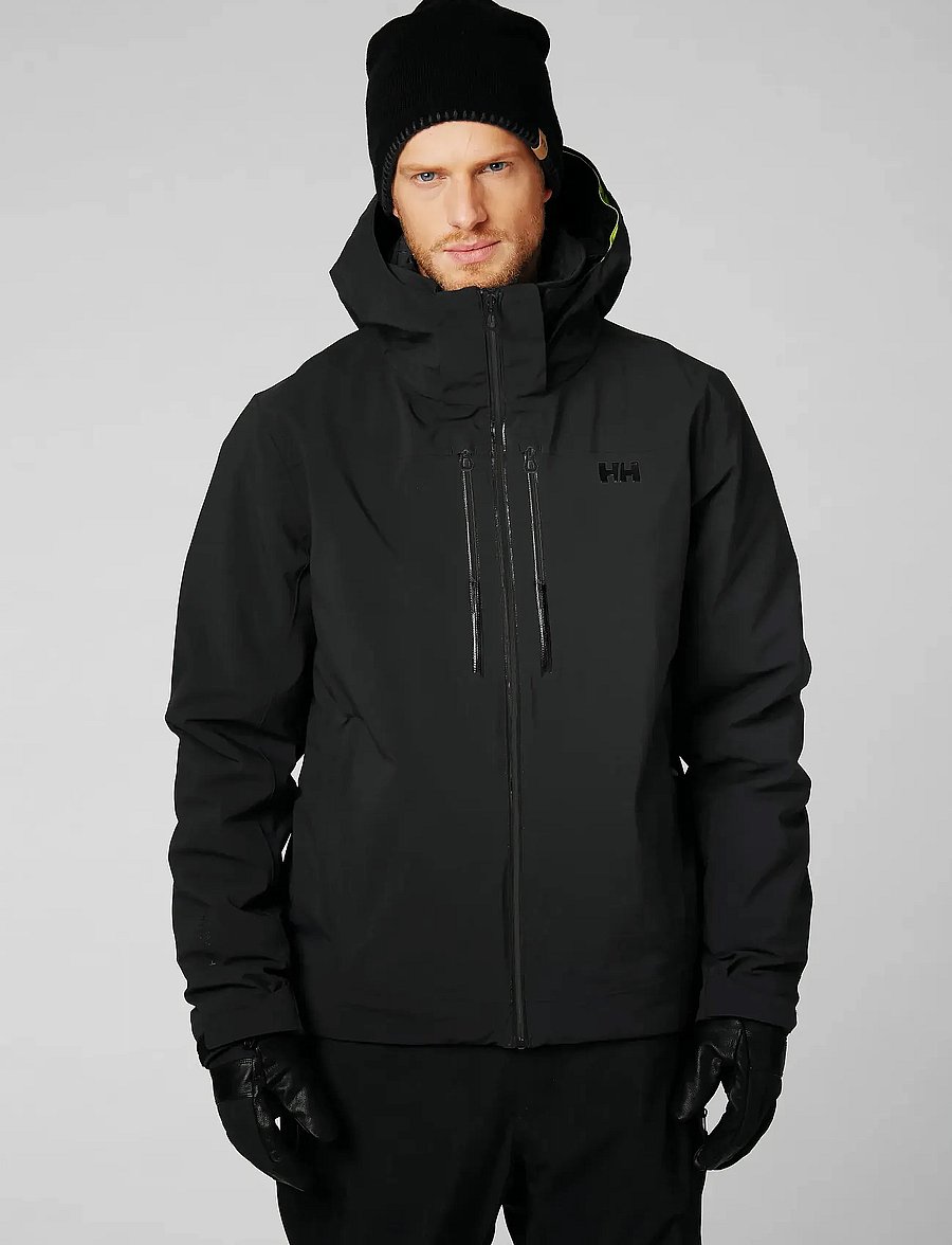 Helly Hansen - ALPHA LIFALOFT JACKET - vestes de ski - black - 0