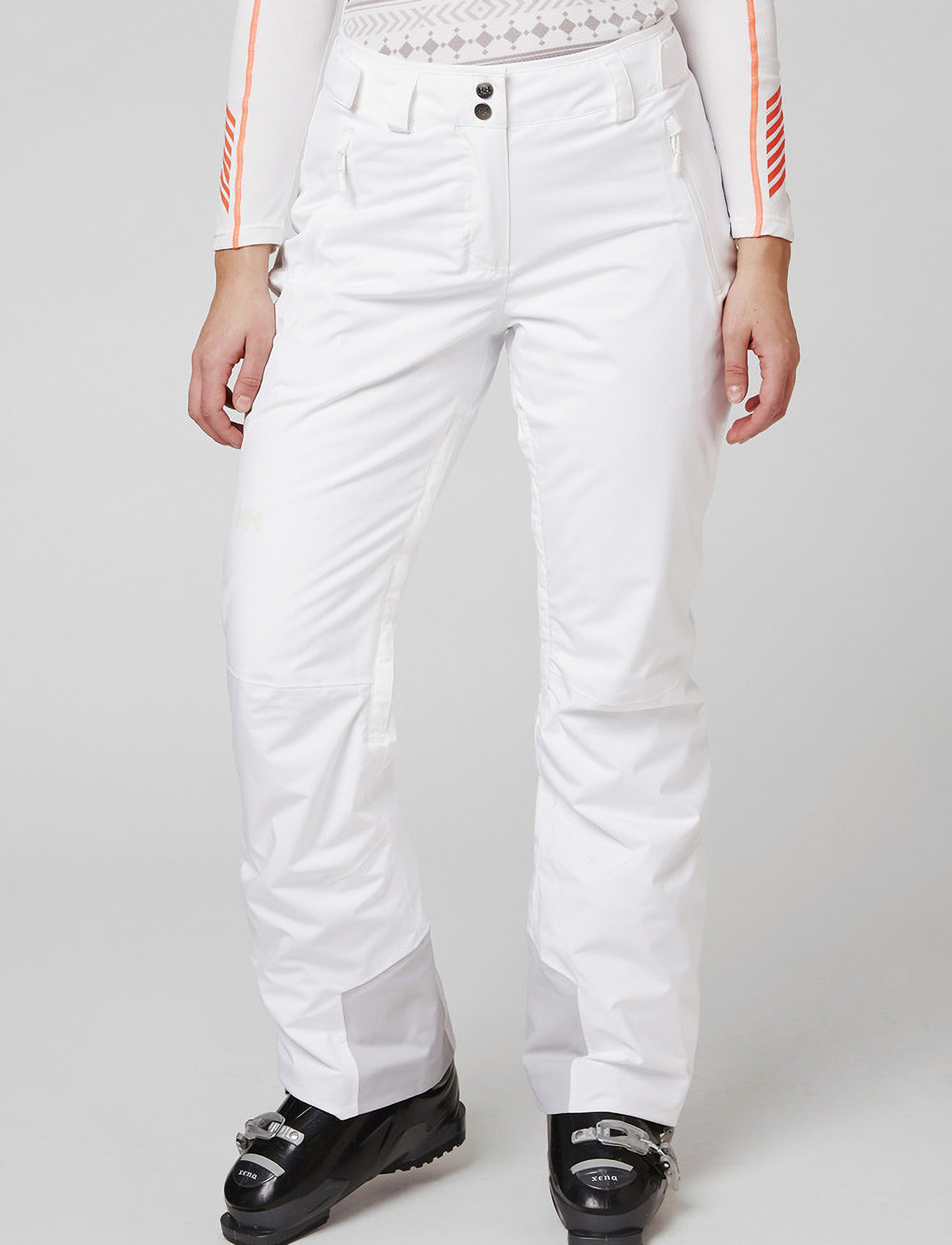 Helly Hansen - W LEGENDARY INSULATED PANT - spodnie narciarskie - white - 0