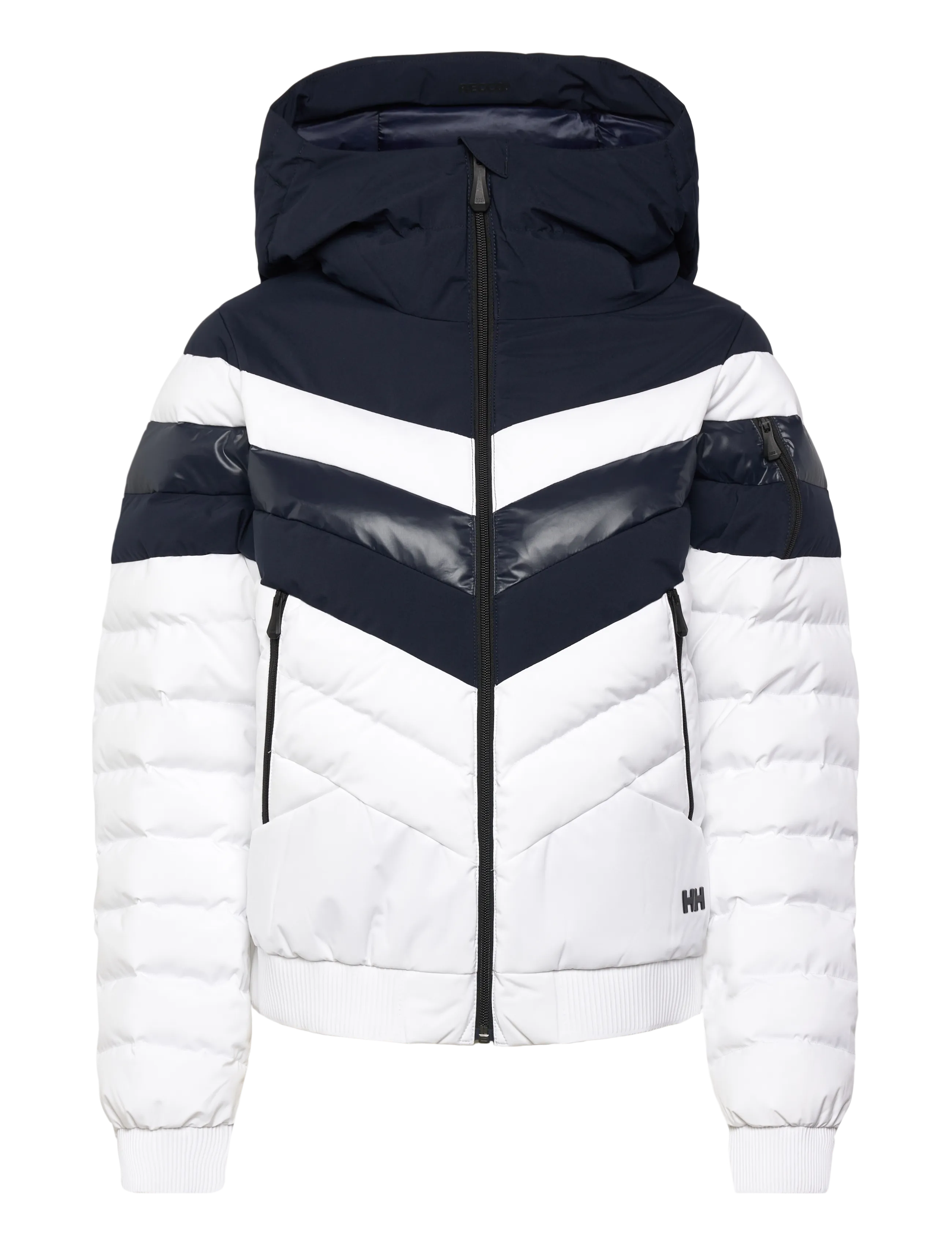 Helly Hansen W IMPERIAL SHORT PUFFY JACKET - Skijakker - NAVY / white