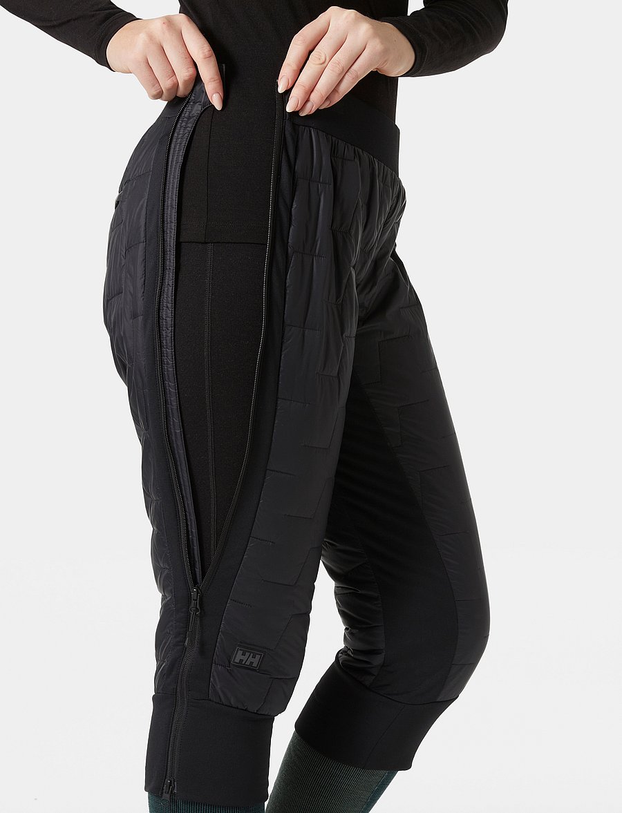 Helly Hansen - W LIFALOFT FULL ZIP INSULATOR - skitøj - black - 4