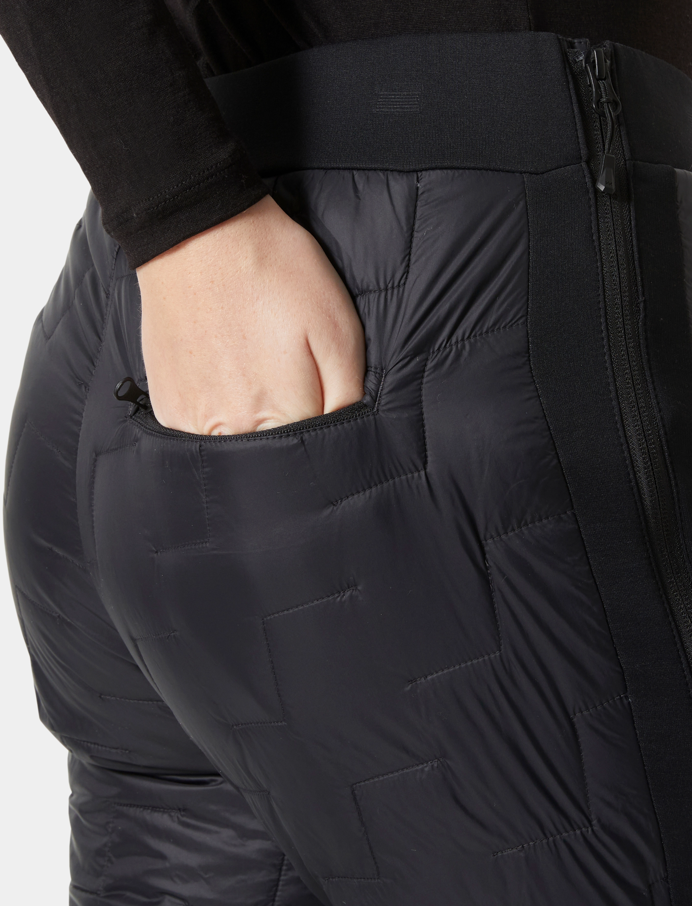 Helly Hansen - W LIFALOFT FULL ZIP INSULATOR - skihosen - black - 5