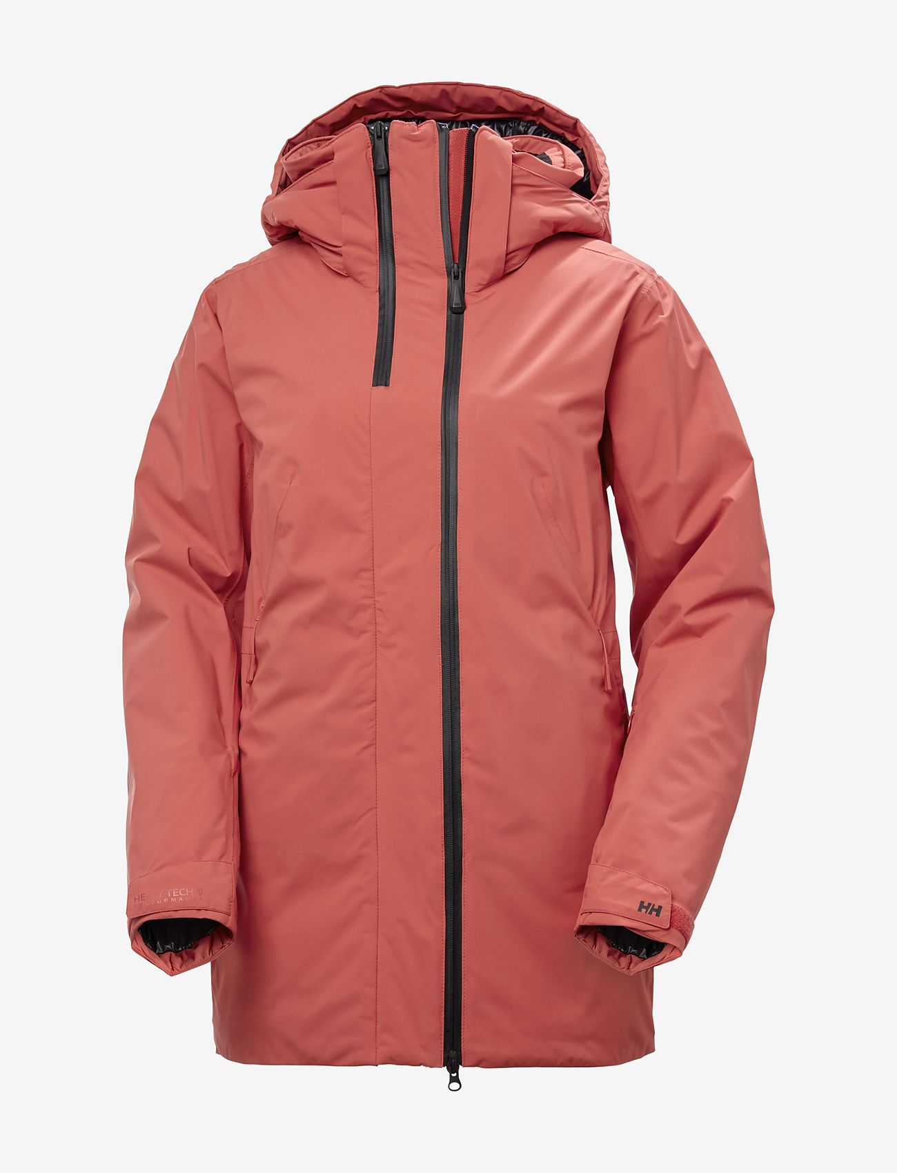 Helly Hansen - W NORA LONG INSULATED JACKET - ski jackets - poppy red - 0
