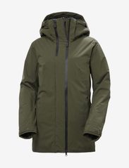 W NORA LONG INSULATED JACKET - UTILITY GRE