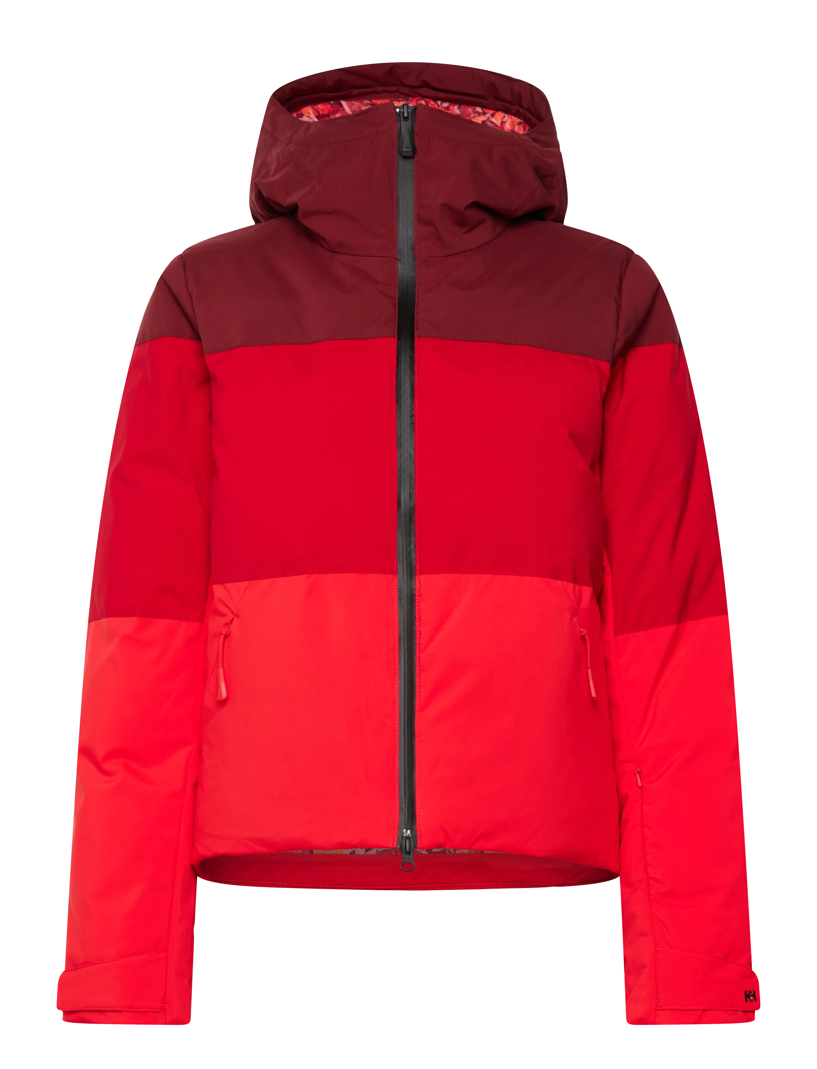 HELLY HANSEN W Nora Kurz Puffy Jacke Rot - L - Damen