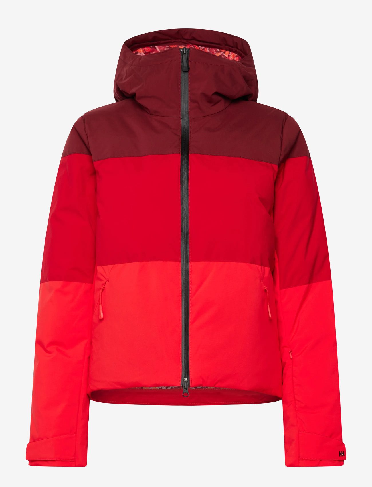 Helly Hansen - W NORA SHORT PUFFY JACKET - skijacken - red - 0