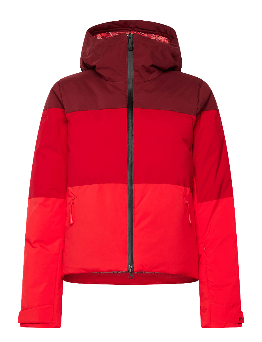Helly Hansen - W NORA SHORT PUFFY JACKET - ski-kleidung - red - 1