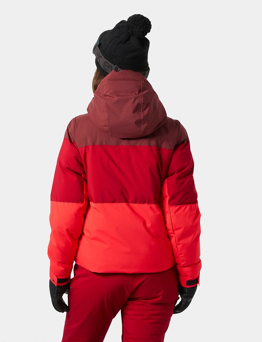 Helly Hansen - W NORA SHORT PUFFY JACKET - ski-kleidung - red - 3