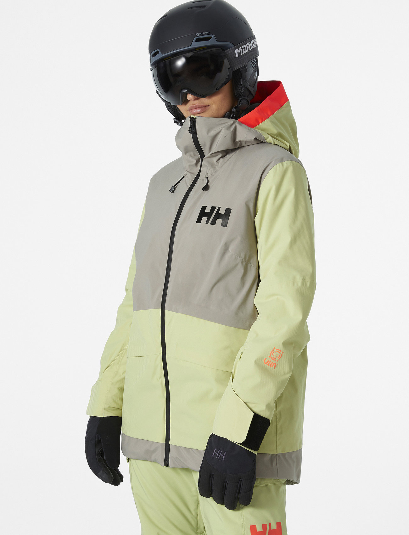Helly Hansen - W POWCHASER 2.0 JACKET - ski jackets - iced matcha - 1