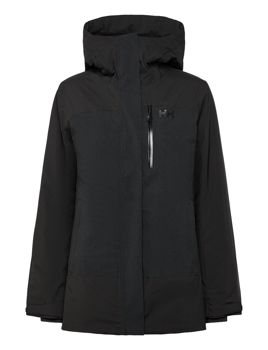 Helly Hansen - W SNOWPLAY LONG INS JACKET - skiklær - black - 0